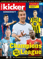 : Kicker Magazin Sonderheft Champions League 2022-2023
