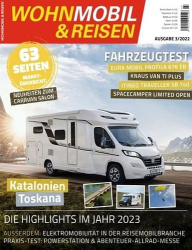 : Wohnmobil und Reisen Magazin No 03 2022
