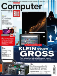 :  Computer Bild Magazin No 19 vom 09 September 2022