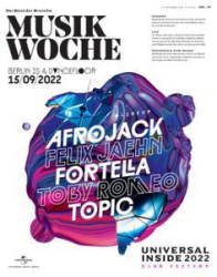 :  Musikwoche Magazin No 37 vom 12 September 2022