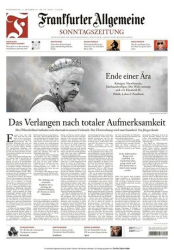 :  Frankfurter Allgemeine Sonntags Zeitung vom 11 September 2022