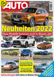 :  Auto Strassenverkehr Magazin No 21 vom 14 September 2022