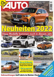 : Auto Strassenverkehr Magazin No 21 vom 14  September 2022
