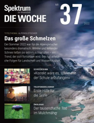 : Spektrum der Wissenschaft Die Woche No 37 vom 15  September 2022
