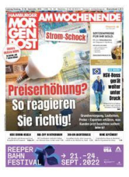 :  Hamburger Morgenpost vom 17,18 September 2022
