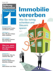 :  Stiftung  Warentest Finanztest Magazin Oktober No 10 2022
