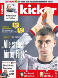 : Kicker Sportmagazin No 77 vom 22  September 2022
