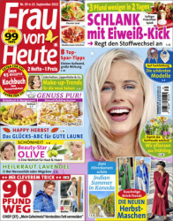 :  Frau von Heute Magazin No 39 vom 23 September 2022