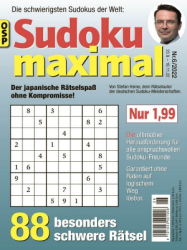 : Sudoku Maximal - Nr 6 2022