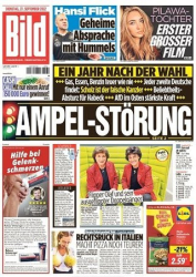 :  Bild Zeitung vom 27 September 2022