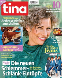 : Tina Frauenzeitschrift No 40 vom 28  September 2022
