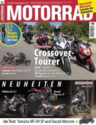 :  Motorrad Magazin No 21 vom 30 September 2022