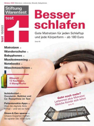 : Stiftung Warentest Test Magazin Nr 10 Oktober  2022