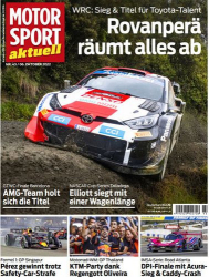 : Motorsport Aktuell Magazin No 43 vom 06  Oktober 2022
