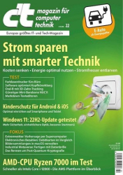 :  ct Magazin für Computertechnik No 22 vom 08 Oktober 2022