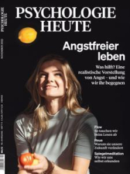 :  Psychologie Heute Magazin November No 11 2022