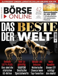 :  Börse Online Magazin No 42 vom 20 Oktober 2022