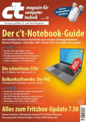 :  ct Magazin für Computertechnik No 23 vom 22 Oktober 2022