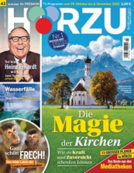 :  Hörzu Fernsehzeitschrift No 43 vom 29 Okt.-04 Nov. 2022