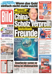 : Bild Zeitung vom 27 Oktober 2022