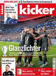 : Kicker Sportmagazin No 87 vom 27 Oktober 2022
