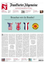 :  Frankfurter Allgemeine Sonntags Zeitung vom 30 Oktober 2022