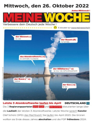 : Meine Woche vom 26 Oktober 2022