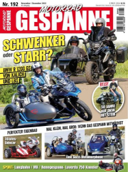 : Motorrad Gespanne Magazin November-Dezember No 192 2022
