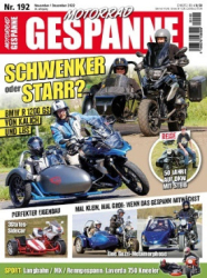 : Motorrad Gespanne Magazin Nr 192 November - Dezember 2022