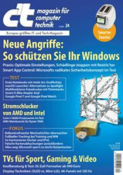 :  ct Magazin für Computertechnik No 24 vom 05 November 2022