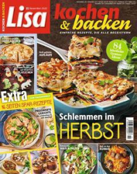 :  Lisa Kochen und Backen Magazin November No 11 2022