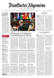 :  Frankfurter Allgemeine Zeitung vom 16 November 2022
