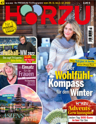 : Hörzu Fernsehzeitschrift No 47 vom 18  November 2022
