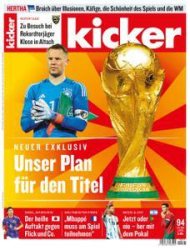 :  Kicker Sportmagazin No 94 vom 21 November 2022