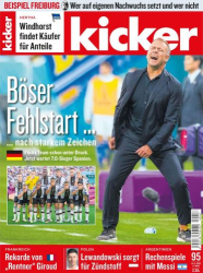 : Kicker Sportmagazin No 95 vom 24  November 2022
