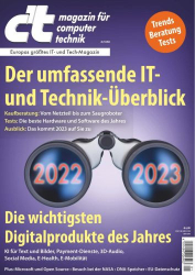 : c't Magazine für Computertechnik Magazin No 01 2023
