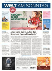 :  Die Welt am Sonntag (Frühausgabe) vom 26 November 2022