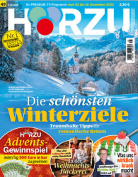 :  Hörzu Fernsehzeitschrift No 49 vom 02 Dezember 2022