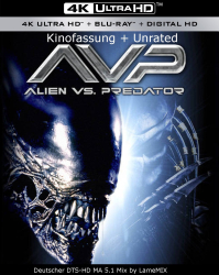 : Alien vs Predator 2004 KF + UNRATED German DTSD ML 2160p UpsUHD - LameMIX