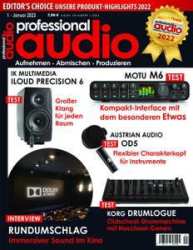 :  Professional Audio Magazin Januar No 01 2023