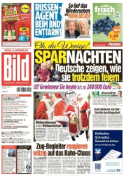 : Bild Zeitung vom 23 Dezember 2022