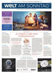 :  Die Welt am Sonntag vom 25 Dezember 2022