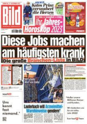 :  Bild Zeitung vom 27 Dezember 2022