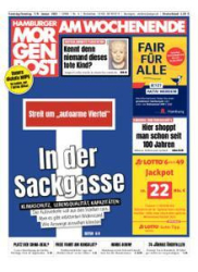 :  Hamburger Morgenpost vom 07,08 Januar 2023