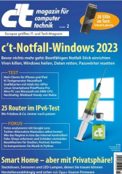 :  ct  Magazin für Computertechnik Januar No 02 2023