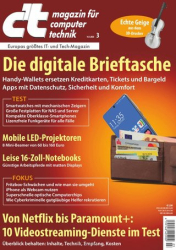 :  ct Magazin für Computertechnik No 03 vom 14 Januar 2023