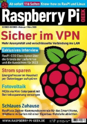 :  Raspberry Pi Geek Magazin Februar-März No 02-03 2023