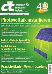 : c't Magazin für Computertechnik No 04 vom 27  Januar 2023
