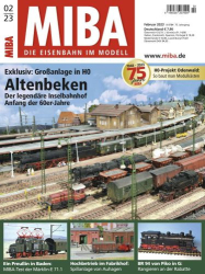 : Miba Die Eisenbahn im Modell Magazin Februar No 02 2023
