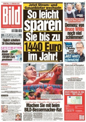 :  Bild Zeitung vom 21 Februar 2023